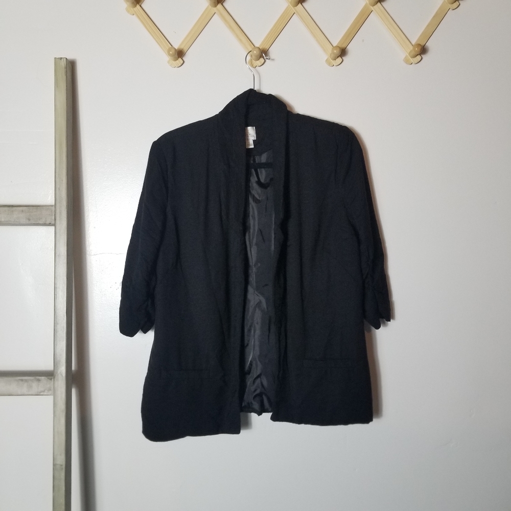 LC LAUREN CONRAD BLACK BLAZER SIZE 12